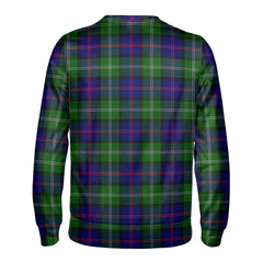 McThomas Modern Tartan Crest Sweatshirt