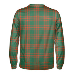 Menzies Green Ancient Tartan Crest Sweatshirt