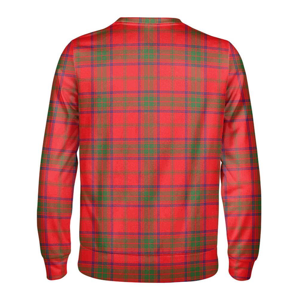 Ross Modern Tartan Crest Sweatshirt