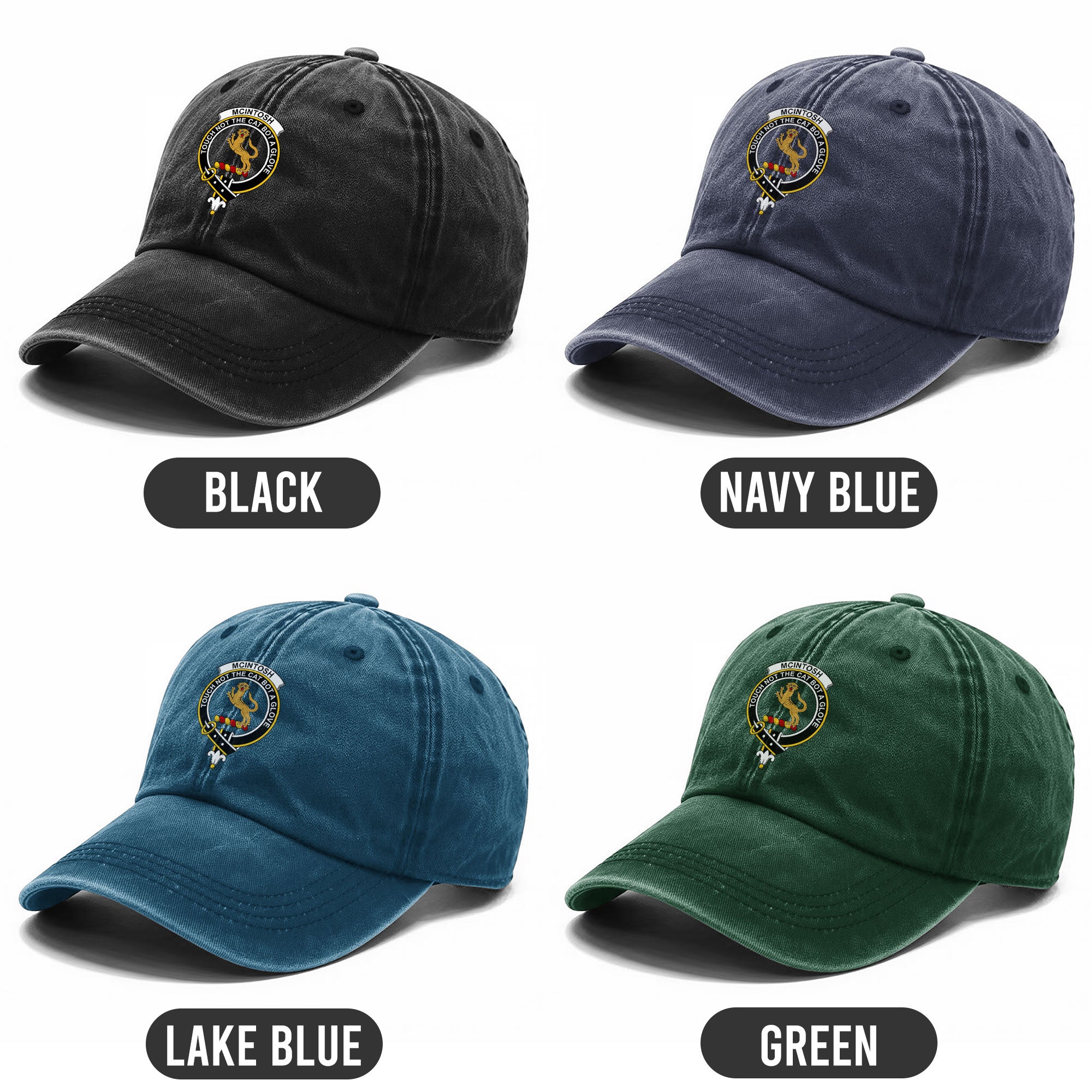 McIntosh Crest Washed Classic Cap