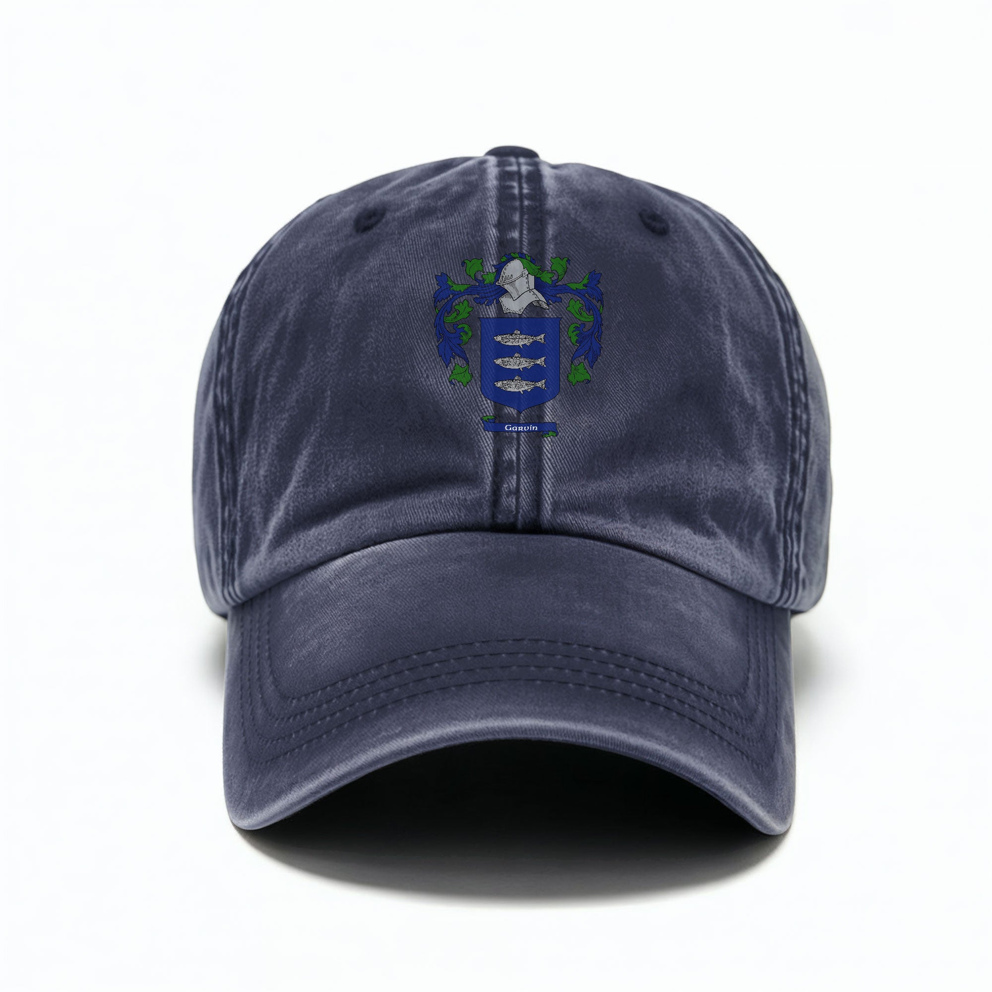 Garvin Coat of Arms Washed Classic Cap