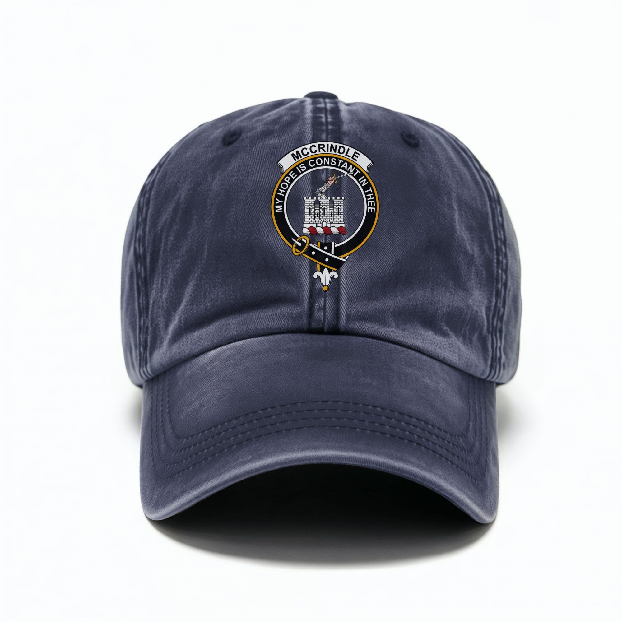 McCrindle Crest Washed Classic Cap