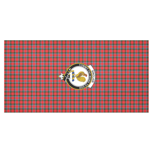 Sinclair Tartan Crest Tablecloth