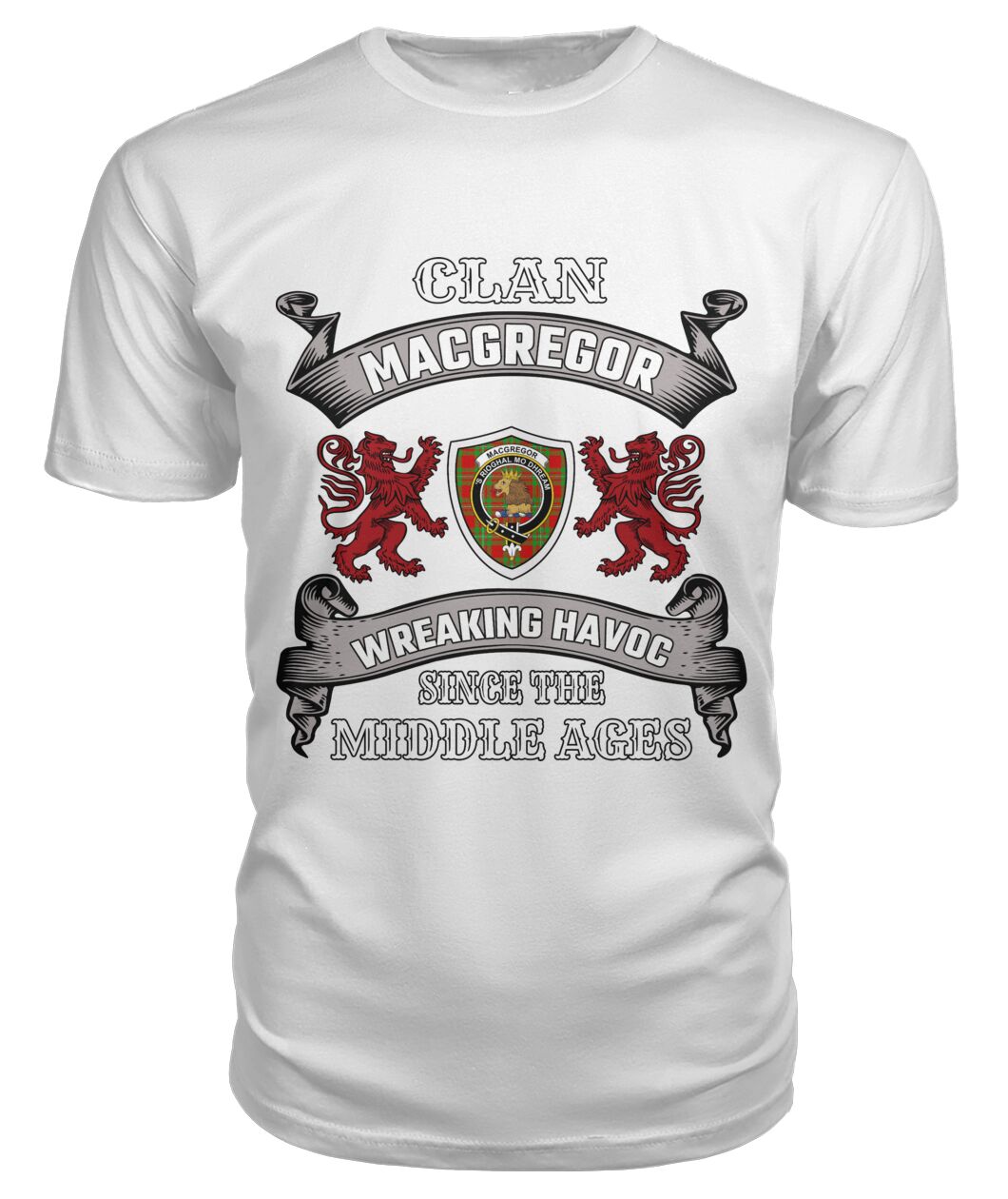 Macgregor Family Tartan 2D T-Shirt