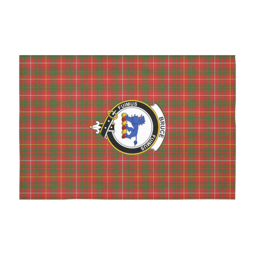 Bruce Tartan Crest Tablecloth