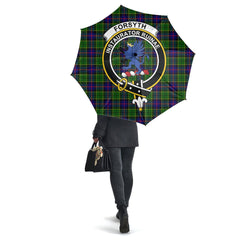 Forsyth Modern Tartan Crest Umbrella