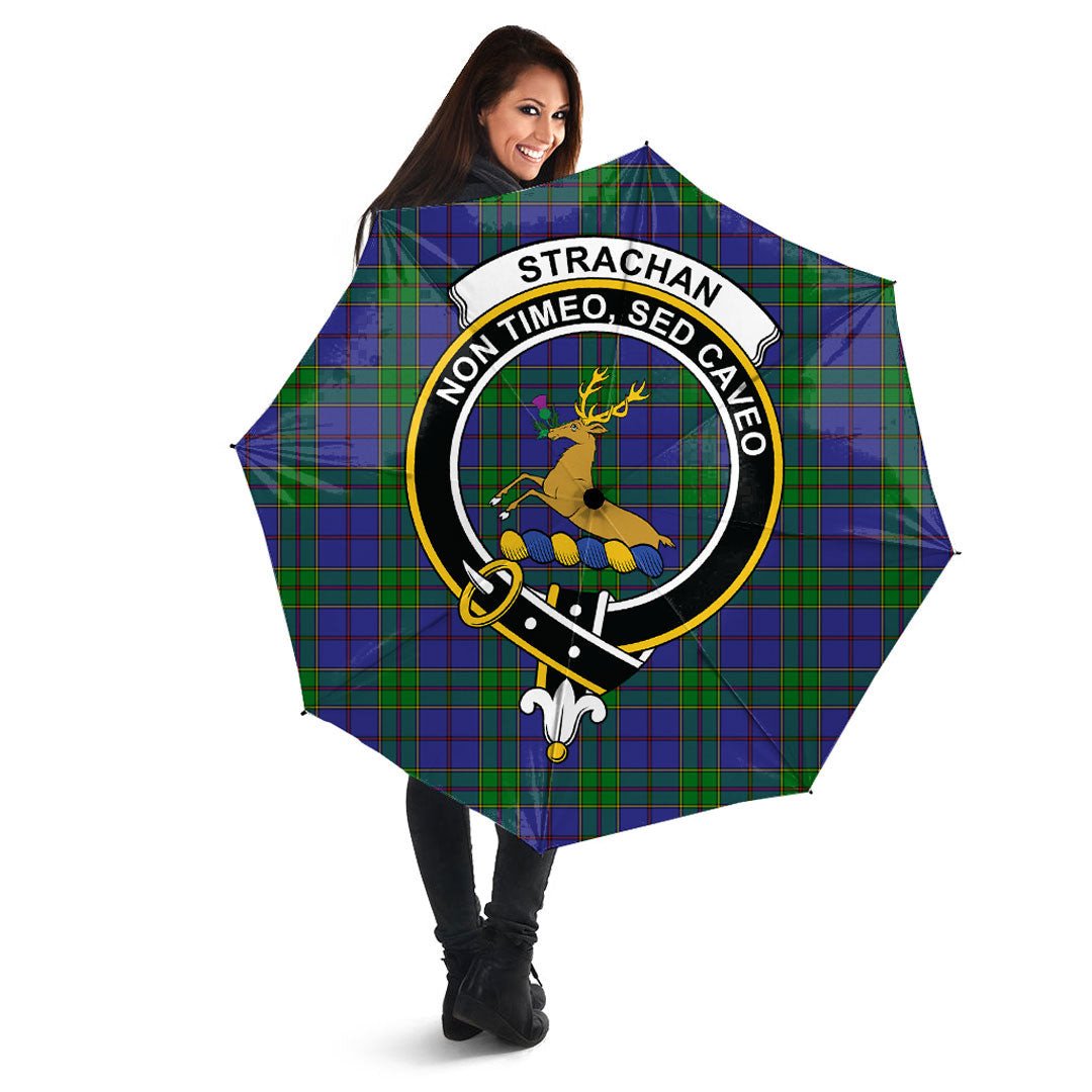 Strachan Tartan Crest Umbrella
