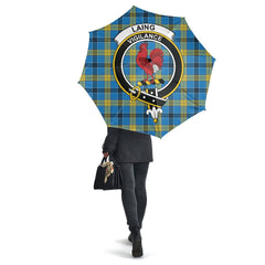 Laing Tartan Crest Umbrella