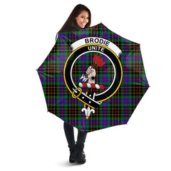 Brodie Hunting Modern Tartan Crest Umbrella