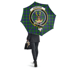 Gordon Modern Tartan Crest Umbrella