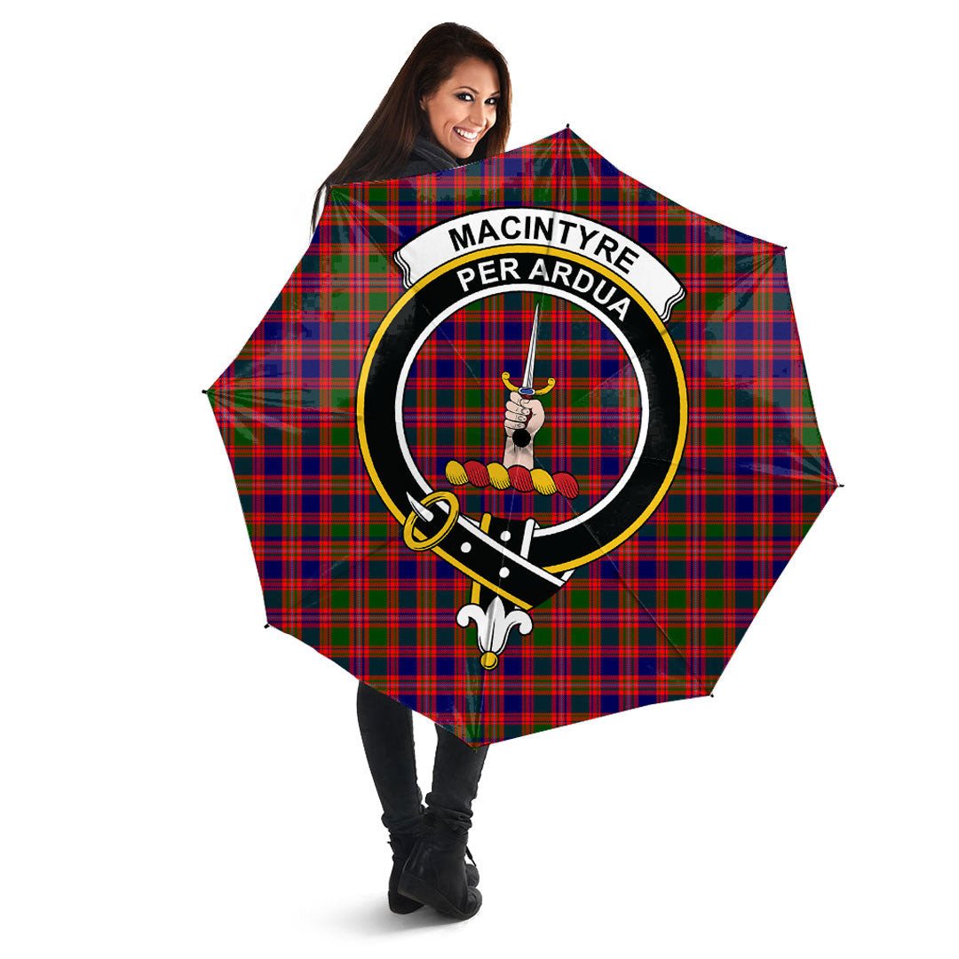 MacIntyre Modern Tartan Crest Umbrella