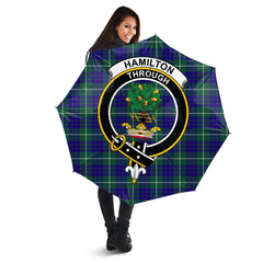 Hamilton Hunting Modern Tartan Crest Umbrella