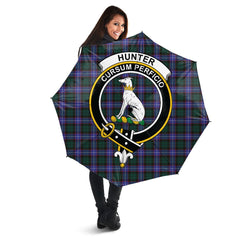 Hunter Modern Tartan Crest Umbrella