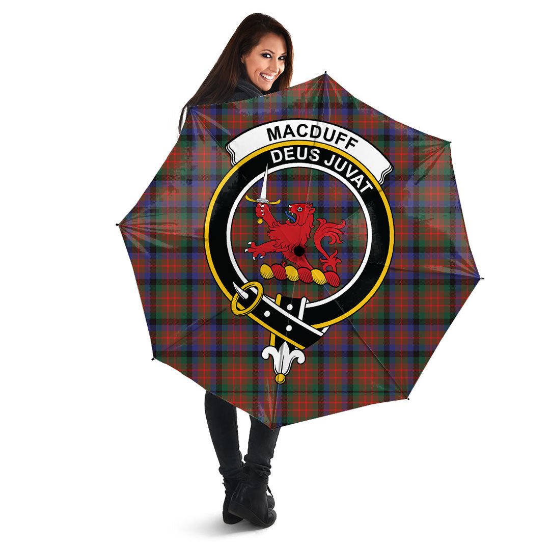 MacDuff Hunting Modern Tartan Crest Umbrella