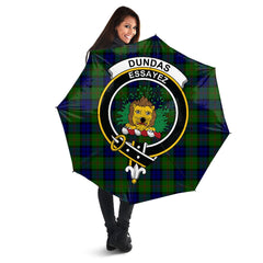 Dundas Modern Tartan Crest Umbrella