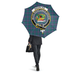 Douglas Modern Tartan Crest Umbrella