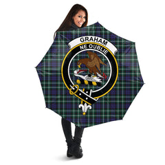 Graham of Montrose Modern Tartan Crest Umbrella