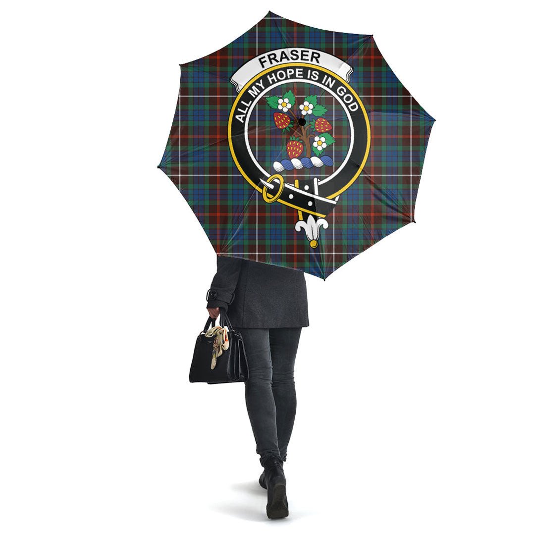 Fraser Hunting Ancient Tartan Crest Umbrella