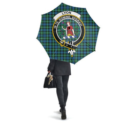 Lyon Tartan Crest Umbrella