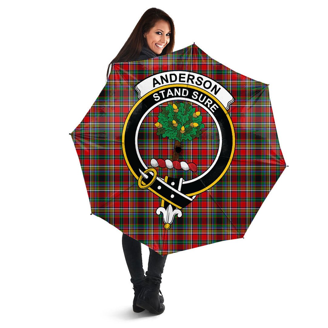 Anderson of Arbrake Tartan Crest Umbrella