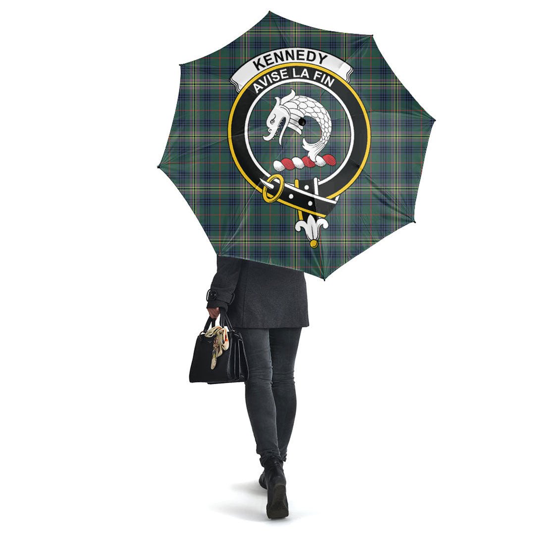 Kennedy Modern Tartan Crest Umbrella