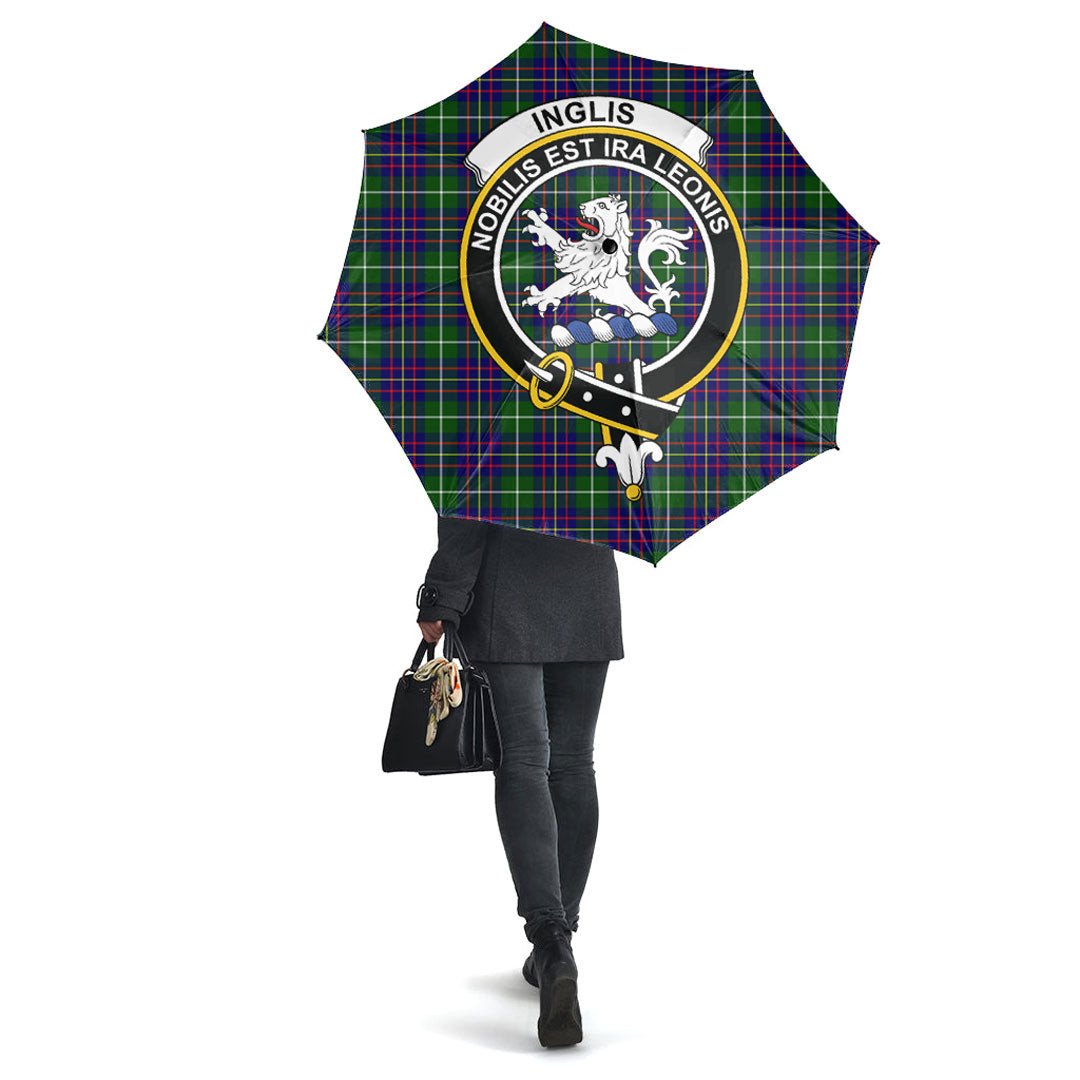 Inglis Modern Tartan Crest Umbrella