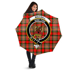 MacGill Modern Tartan Crest Umbrella