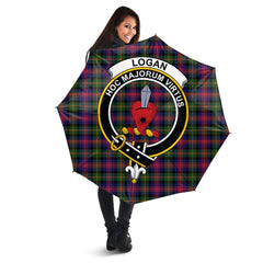 Logan Modern Tartan Crest Umbrella