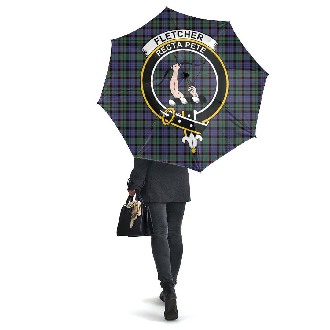 Fletcher Modern Tartan Crest Umbrella