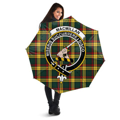 MacMillan Old Modern Tartan Crest Umbrella