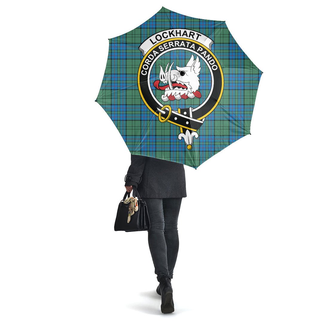Lockhart Tartan Crest Umbrella