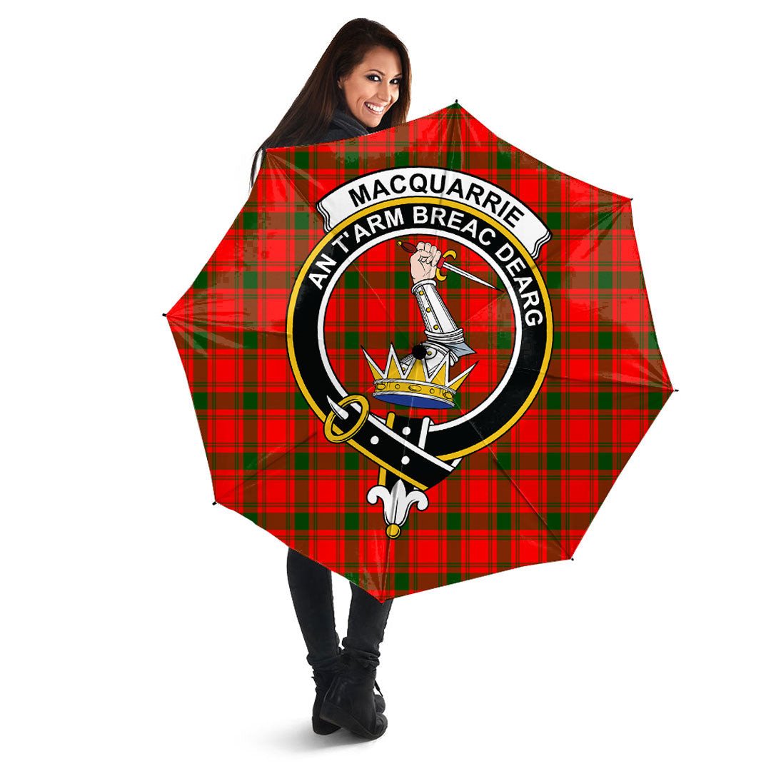 MacQuarrie Modern Tartan Crest Umbrella