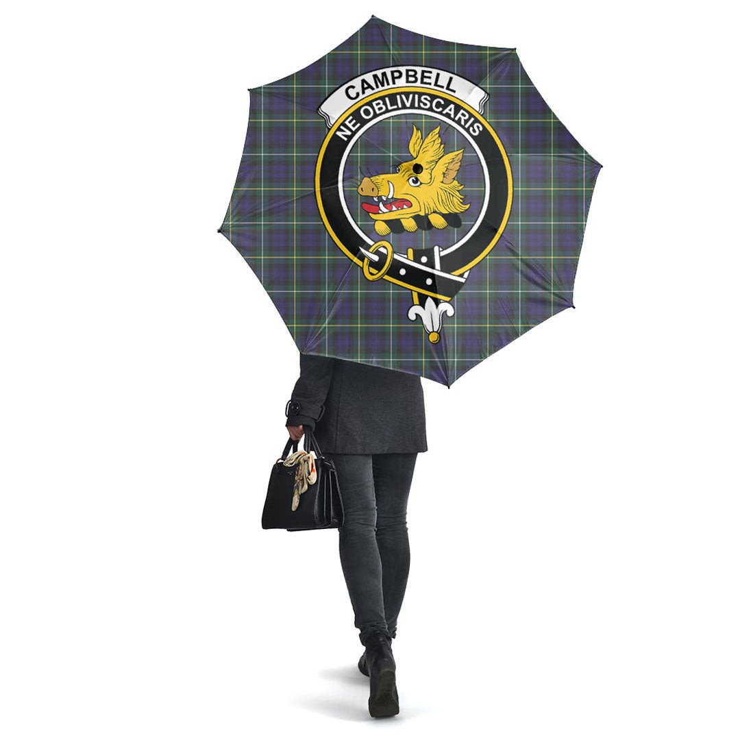 Campbell Argyll Modern Tartan Crest Umbrella