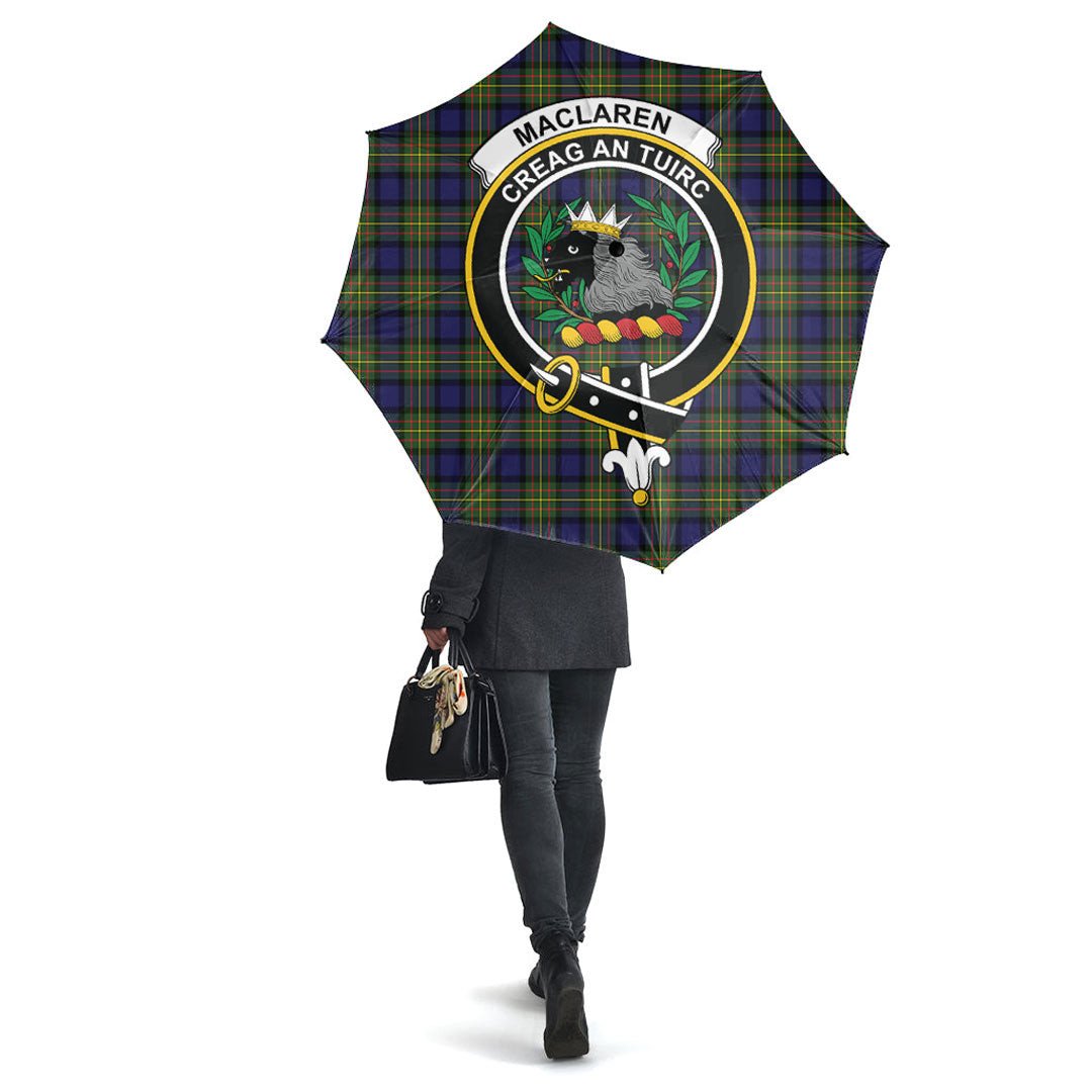 MacLaren Modern Tartan Crest Umbrella