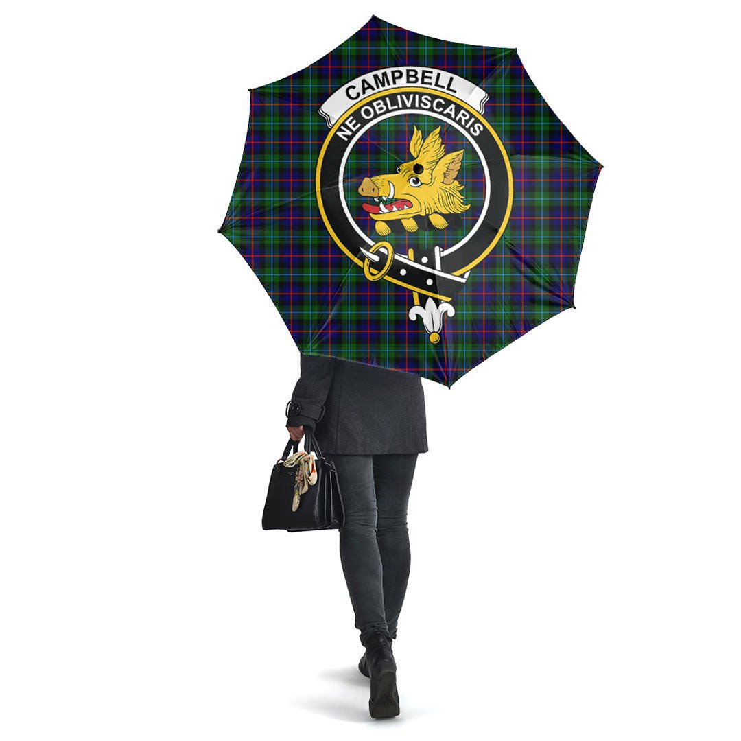 Campbell of Cawdor Modern Tartan Crest Umbrella