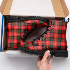 Nesbitt Modern Tartan Leather Boots