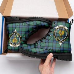 Sinclair Hunting Ancient Tartan Crest Leather Boots