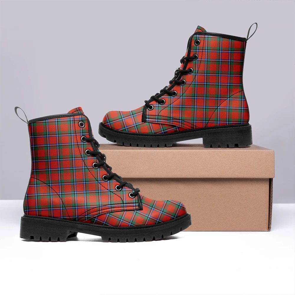 Sinclair Ancient Tartan Leather Boots