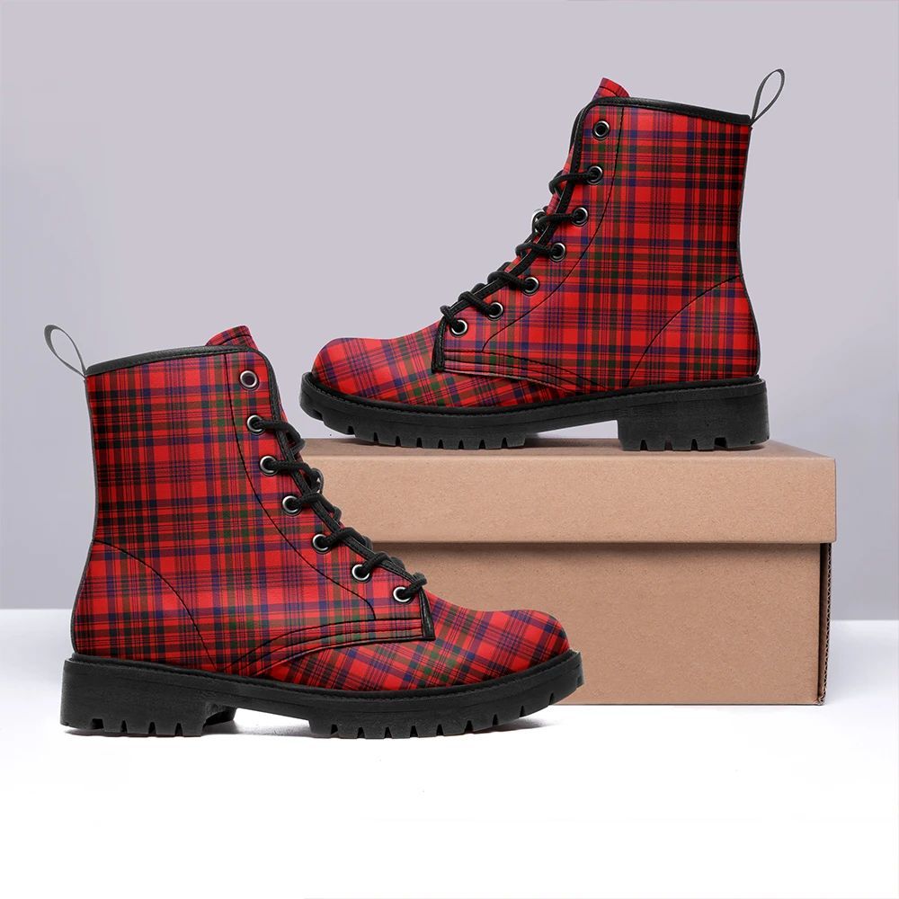 Murray of Tulloch Modern Tartan Leather Boots