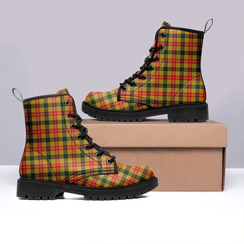 Baxter Tartan Leather Boots