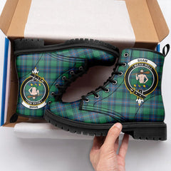 Shaw Ancient Tartan Crest Leather Boots