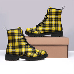 Barclay Dress Modern Tartan Leather Boots