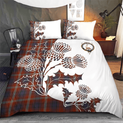 Ainslie Tartan Crest Bedding Set - Thistle Style