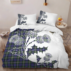 Baird Tartan Crest Bedding Set - Thistle Style