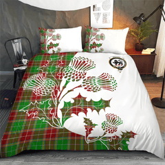 Baxter Tartan Crest Bedding Set - Thistle Style