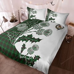 Beveridge Tartan Crest Bedding Set - Thistle Style