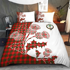 Cairns Tartan Crest Bedding Set - Thistle Style