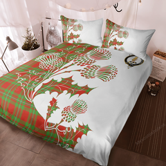 Callander Tartan Crest Bedding Set - Thistle Style