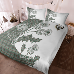 Craig Tartan Crest Bedding Set - Thistle Style