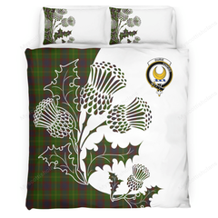 Durie Tartan Crest Bedding Set - Thistle Style